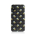 Tirita Hard Phone Case Compatible with iPhone 6 Plus & 6s Plus Hard Cover PRINTED GLITTER, NOT REAL GLITTER Honey Bees Flying Bumblebees