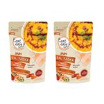 Eat Easy Ready To Eat Jain Dal Tadka, 62gm of 1 Pack, Instant Food, Indian Meal, Travel Food, No Preservatives, No Added Artificial Colours & Flavours, Just Add Water and Cook (Pack of 2)