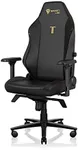 Secretlab TITAN Evo Stealth Gaming Chair - Reclining - Ergonomic & Comfortable Computer Chair with 4D Armrests - Magnetic Head Pillow & 4-way Lumbar Support - Black - Leatherette