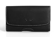 Leather Sideways Belt Clip Case for