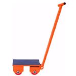 VOLTZ 6 TON Cargo Trolley with Handle 180 Degree Rotation Heavy Duty Industrial Machinery Mover Lifter Dolly Skate Roller