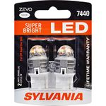 SYLVANIA ZEVO 7440 T20 White LED Bulb, (Contains 2 Bulbs)