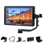 FEELWORLD S55 V2 5.5 Inch DSLR Camera Field Monitor Bundle - FHD IPS Screen, 4K HDMI in/Out, Tilt Arm, Power Output, Battery & Carry Case Included