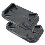 Stromberg Carlson 2-Pack Scissor Jack Shoe - Jack Pads That Stay Attached - Moulded EPDM Rubber Pads w/Drain Holes - Scissor Jack Pads for RV and Campers - Made in The USA