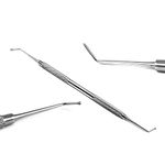 MEDSPO Professional Dental Probes Composite Filling Plugger | William Who | Explorer Root Pulp Canal Spreader Scaler | Ball Brunishers Tartar Remover | Instruments (FILLING 758)