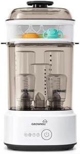 Bottle Sterilizer and Dryer, Compact Baby Bottle Sterilizer, Electric Steam Bottle Sanitizer for Baby Bottles, Pacifiers, Pump Parts