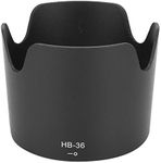 Len Hood,HB-36 ABS Camera Mount Lens Hood Replacement for Nikon AF-S 70-300 mm f/4.5-5.6G IF-ED VR Lens,Mounted on The Camera Firmly and Stably