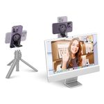 PROfezzion Metal Continuity Camera Mount for Mac Desktops & Displays, Compatible with iMac 2017 & Later, iMac Pro 2017, Studio Display, Pro Display XDR, iPhone 16/15/14/13/12 Phones & Mag-Safe Case