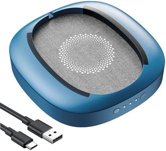 MEKASS Mouse Jiggler Undetectable with Timer, Ultra-Silent Mouse Mover Device to Keep Computer PC Laptop Alive, Automatic Mouse Wiggler Shaker to Keep Mouse Moving Work from Home (Blue and Grey-Dot)