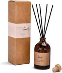 Tranquil Beauty | Reed Diffusers with Sticks - Long-Lasting Room Fresheners - Home Fragrance Diffuser - Scent Sticks for Scented Home - Bathroom Diffuser with Sticks - Incense Scent (Brown)