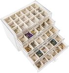 Nwvuop Acrylic Jewellery Box with 5