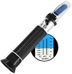 V·RESOURCING Seawater Salinity Refractometer, Automatic Temperature Compensation Sea Water Salinity Measurer for Aquarium,Hydrometer,0-100ppt & 1.000-1.070 Salinity Specific Gravity