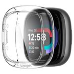 Spigen Ultra Hybrid Case Cover for Fitbit Versa 4 / Sense 2 - Crystal Clear (Watch not Included)