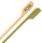 BambooMN - Pork Meat Marker Bamboo Paddle Pick - 3.5" (9cm) - 1000 Pieces