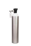 MyOxy ® Oxygen refillable Cylinder Big Size 3000 Liters with Breathing Kit for home patients use Colour Silver with White Neck Pack of 1