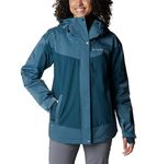 Columbia Women's Point Park Insulated Winter Jacket, Night Wave Sheen, Night Wave, S