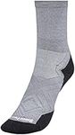 Smartwool Run Targeted Cushion Mid Crew Socks, Graphite, Large