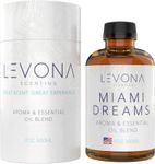 Levona Scent Essential Oil - Fresh Aroma for Home, Office, Hotel & Spa, Perfect in Humidifiers and Diffusers, Luxury Fragrance, with Bergamot, Pine, Rose, Earthy Notes - 500ml/ 17 fl oz, Miami Dreams