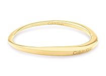 Calvin Klein Women's ELONGATED DROPS Collection Bangle Bracelet Yellow gold - 35000350