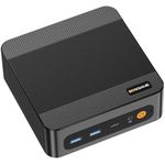 BOSGAME P6 Gaming Mini PC Ryzen 9 6900HX (8C/16T, up to 4.9GHz) Mini PC, 32GB LPDDR5 1TB NVMe SSD Mini Desktop, 1 x Type-C, 1 x DP, 1 x HDMI, Dual RG45 NIC, Wi-Fi 6E, BT5.2