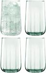 LSA Mia Highball 590ml Recycled/Part Optic | Set of 4 | Recycled Glassware | MZ37