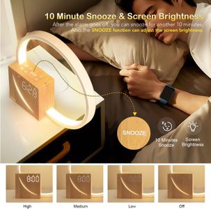 blonbar Bedside Wake-Up Lamp – Sunrise Alarm, Touch Control