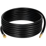 GASPRO 24-Foot RV Quick Connect Propane Hose for Camping Grill, Camp Chef Stove, Outland Fire Bowl, Portable Fire Pit and More