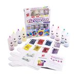 TBC The Best Crafts 8 Colours Tie Dye Kit. with Bonus Tie Dye Powder Refiils Packs