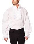 Forum Novelties Ruffled Vampire Costume Shirt, White, One Size