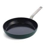 GreenPan Evolution Hard Anodized Healthy Ceramic Non-Stick 28 cm Frying Pan Skillet, PFAS-Free, Induction, Oven Safe, Pine Green