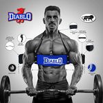 Diablo Arm Blaster Padded Straps Heavy Duty (Blue White)