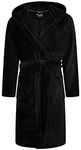 MICHAEL PAUL Men's Luxury Soft Fleece Hooded Dressing Gown