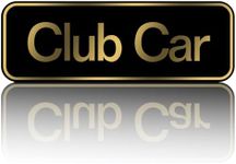 ZLX&LU Club Car Tempo Golf Cart Former Golden Logo Name Label