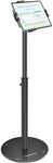 AboveTEK iPad Kiosk Floor Stand - Height Adjustable POS Tablet Floor Stand, 360° Swivel Universal Locking Holder for 7.9"-11" iPad/iPad Air/Samsung - Anti-Theft Security Stand for Retail, Business