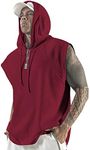 Aixdir Men's Workout Hooded Tank To