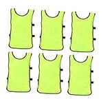 Milisten 6pcs Training Waistcoat Football Scrimmage Vest Boys Sports Vest Girl Soccer Ball Boys Vests Vest for Fishing Tackle Binder Running Vest Outdoor Vest Jersey Basketball