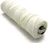 528 Foot Spool - #2/0 Cotton Square Braid Candle Wick - 100% Cotton Candle Wick - Unprimed and Lead-Free - Made in the USA