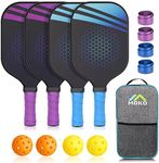 MoKo Pickleball Paddles Set, Indoor