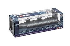 Corgi Diecast Model Ships - CC75000 HMS Queen Elizabeth (R08), Queen Elizabeth-class Aircraft Carrier - Die Cast Submarine Model for Adults and Kids, Collectible Toy Boats for Maritime Enthusiasts