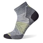 Smartwool SW001653052L Run Zero Cushion Ankle Socks Medium Gray L