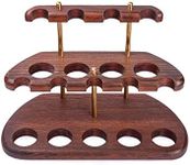 Dr Watson - Wooden Tobacco Pipe Stand - ARCH IX - For 9 Tobacco Pipes, Handmade from Solid Wood