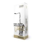 Rico Select Jazz Tenor Sax Reeds, Filed, Strength 3 Strength Medium, 5-pack - RSF05TSX3M