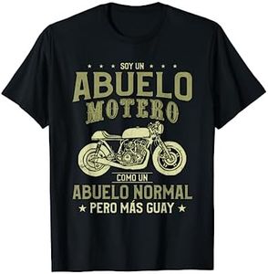 Soy Un Abuelo Motero Motociclismo Divertido Camiseta