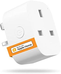 Smart Plug Works with Alexa, Apple HomeKit Siri, Google Home - Refoss WiFi Plug Alexa Smart Sockets Support App Remote Control, Voice Control, Timer, Offline Control, 13A, No Hub Required - 1 Pack