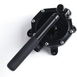 Fuworance 720 GPH Marine Manual Hand Bilge Waste Water Transfer Pump Self Priming Pump Yacht Boat Stainless Steel Black