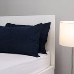 Wakefit Pillow Protector Waterproof | Terry Cotton | Pillow Inner Cover with Zip | 200 GSM | Navy-28x18 Inch | Set of 2