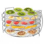 Dehydrator Stand, Ninja Dehydrator Rack, Zalava 304 Stainless Steel Accessories Compatible with Ninja Foodie Pressure Cooker and Air Fryer 6.5 and 8 Quart