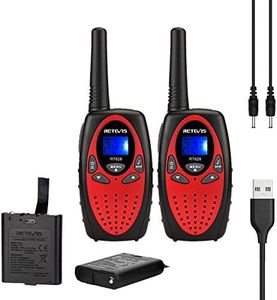 Retevis RT628 Walkie Talkies for Kids Adults,Rechargeable Walkie Talkies Long Range with 22 Channel with Batteries Charging Cable,Portable 2 Way Radios for 3-12 Year Old Boys Girls Toy Gift