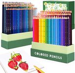 Arrtx Professional 126 Colors Colored Pencils for Artists Colorists Adult Coloring Books, Soft Core Coloring Pencils Premium Art Supplies Drawing, Shading, Layering amd Blending