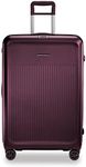 Briggs & Riley Sympatico Hardside Large Spinner Luggage, Plum, 30-Inch Checked